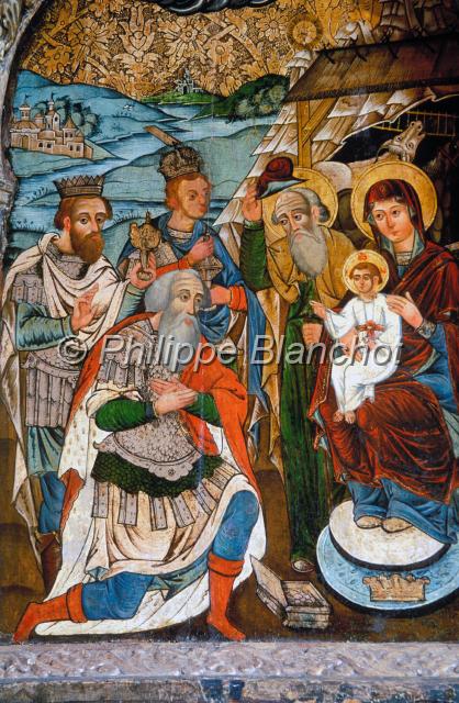 pologne sud 23.JPG - L'adoration des Rois MagesMusée des icônesSanokPrécarpates, PodkarpackiePologne